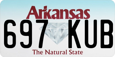 AR license plate 697KUB