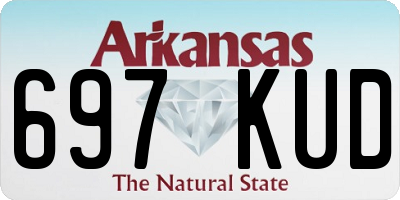 AR license plate 697KUD