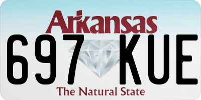 AR license plate 697KUE