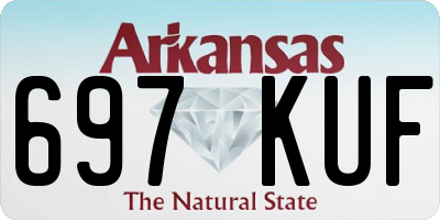 AR license plate 697KUF