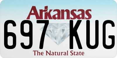 AR license plate 697KUG