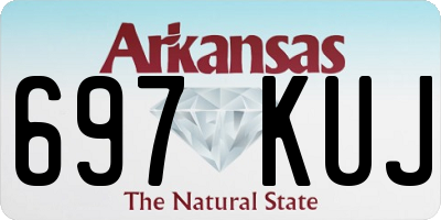 AR license plate 697KUJ