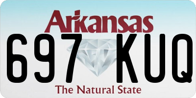 AR license plate 697KUQ
