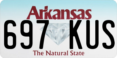 AR license plate 697KUS