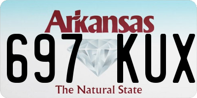 AR license plate 697KUX