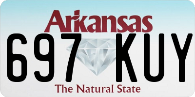 AR license plate 697KUY