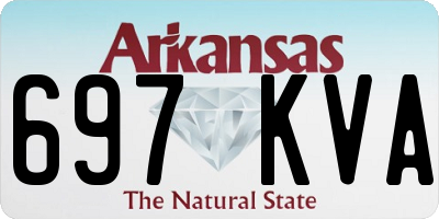 AR license plate 697KVA