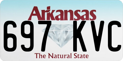 AR license plate 697KVC