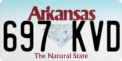 AR license plate 697KVD