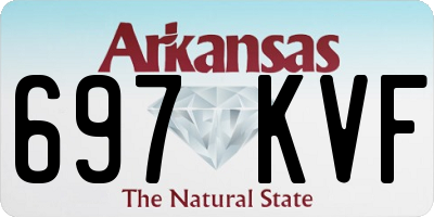 AR license plate 697KVF