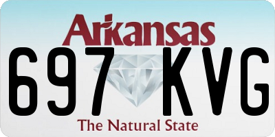 AR license plate 697KVG