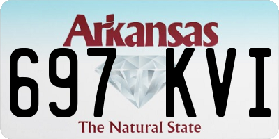 AR license plate 697KVI