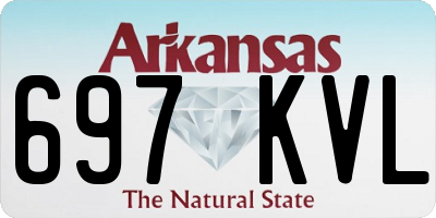 AR license plate 697KVL