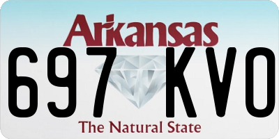 AR license plate 697KVO