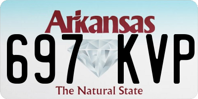 AR license plate 697KVP