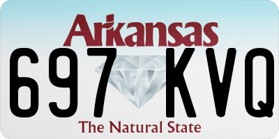 AR license plate 697KVQ