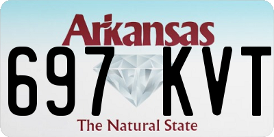 AR license plate 697KVT