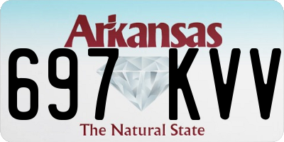AR license plate 697KVV
