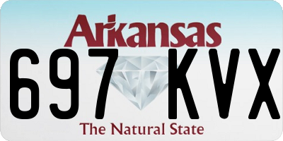 AR license plate 697KVX