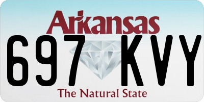 AR license plate 697KVY