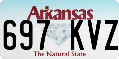 AR license plate 697KVZ