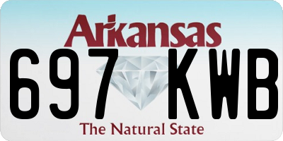 AR license plate 697KWB