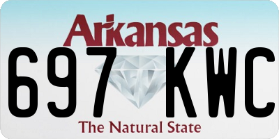 AR license plate 697KWC