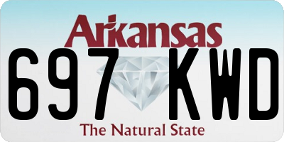 AR license plate 697KWD