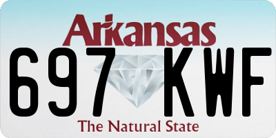 AR license plate 697KWF