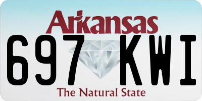 AR license plate 697KWI