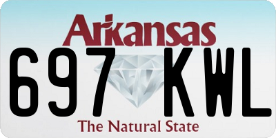 AR license plate 697KWL