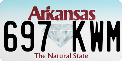 AR license plate 697KWM