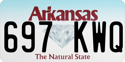 AR license plate 697KWQ