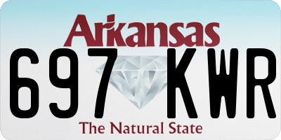 AR license plate 697KWR