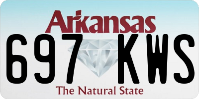 AR license plate 697KWS