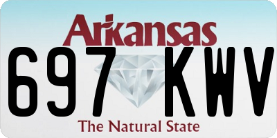 AR license plate 697KWV