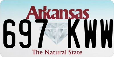 AR license plate 697KWW