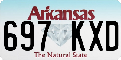 AR license plate 697KXD