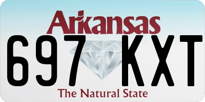 AR license plate 697KXT