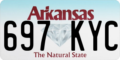 AR license plate 697KYC