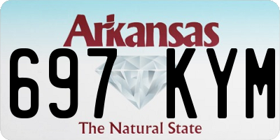 AR license plate 697KYM