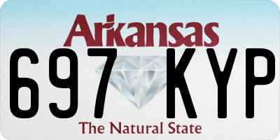 AR license plate 697KYP