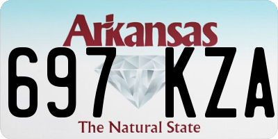 AR license plate 697KZA