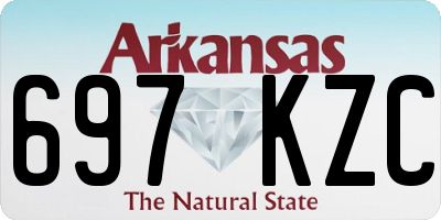 AR license plate 697KZC