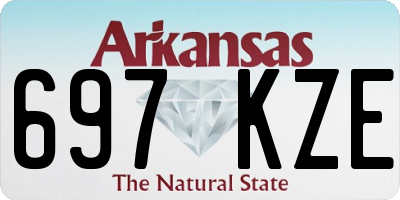 AR license plate 697KZE