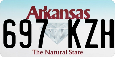 AR license plate 697KZH
