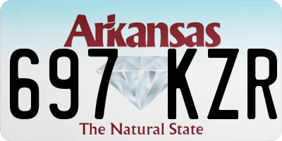 AR license plate 697KZR