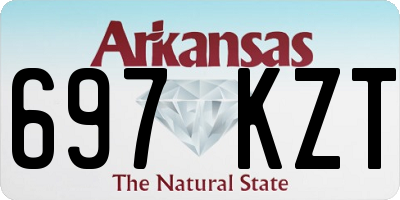 AR license plate 697KZT