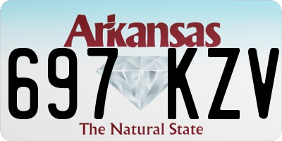 AR license plate 697KZV