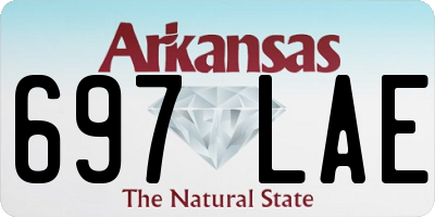 AR license plate 697LAE